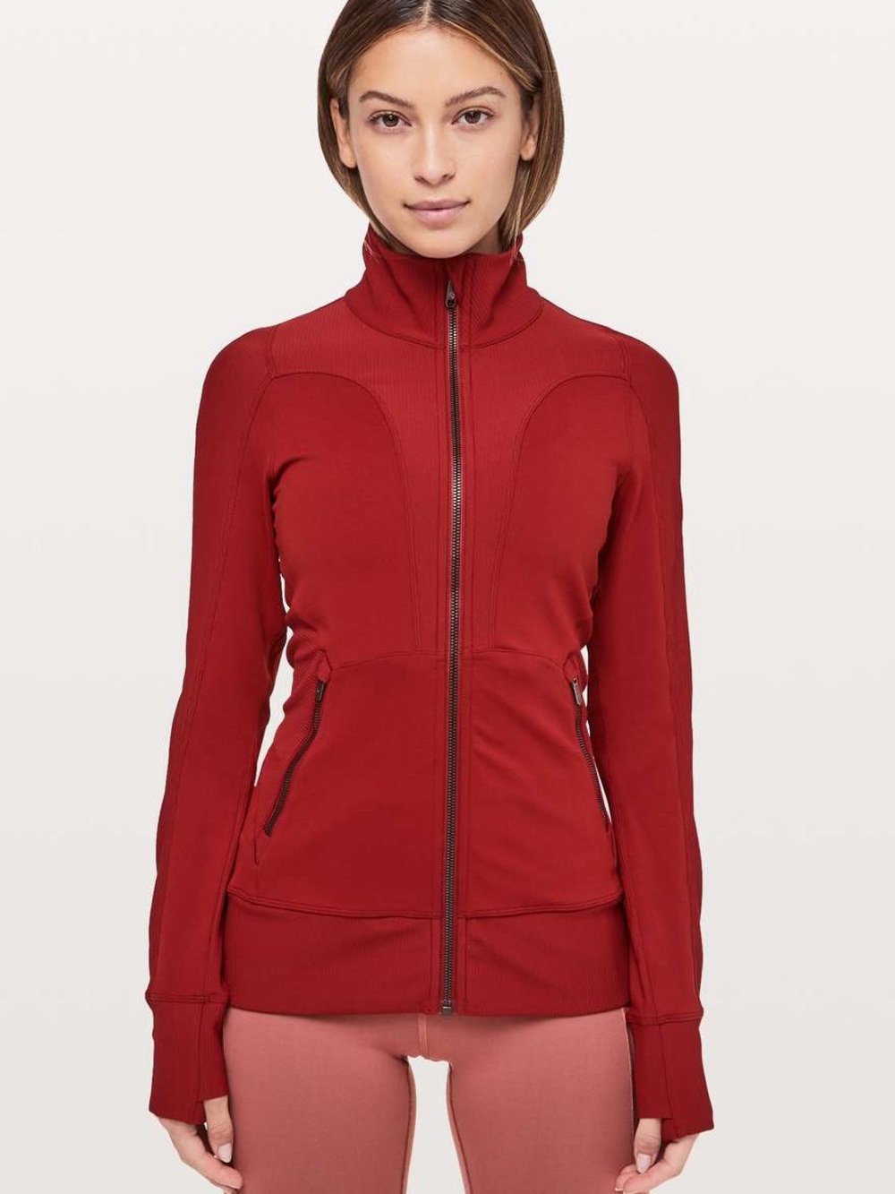 Lululemon Movement to Movement Jacket Dark Sport Red Active Sport Jacket Define